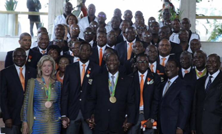 Le Chef de l’Etat a présidé la cérémonie en l’honneur des Athlètes ivoiriens aux Jeux Olympiques 2016 de Rio de Janeiro