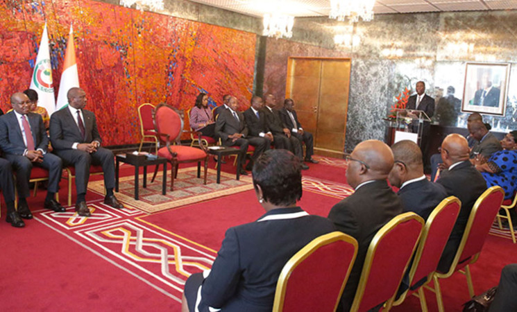 Remise de l'avant-projet de Constitution - Allocution de S.E.M Alassane OUATTARA