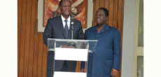 Entretien du Président de la République, S.E.M. Alassane OUATTARA, avec le Président Henri Konan BEDIE