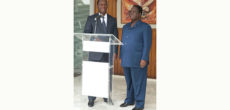 Entretien du Président de la République, S.E.M. Alassane OUATTARA, avec le Président Henri Konan BEDIE
