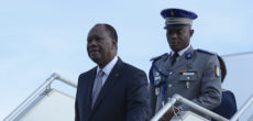 Arrivée du Président de la République, S.E.M. Alassane Ouattara, à Lomé ( TOGO), ce vendredi 14 octobre 2016, pour prendre part au sommet extraordinaire le l’Union Africaine (UA).