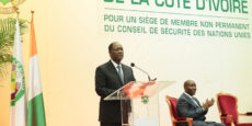 Cérémonie de lancement par SEM Alassane OUATTARA, de la Campagne de la CI pour un siège de Membre non permanent au Conseil de Sécurité de l’ONU