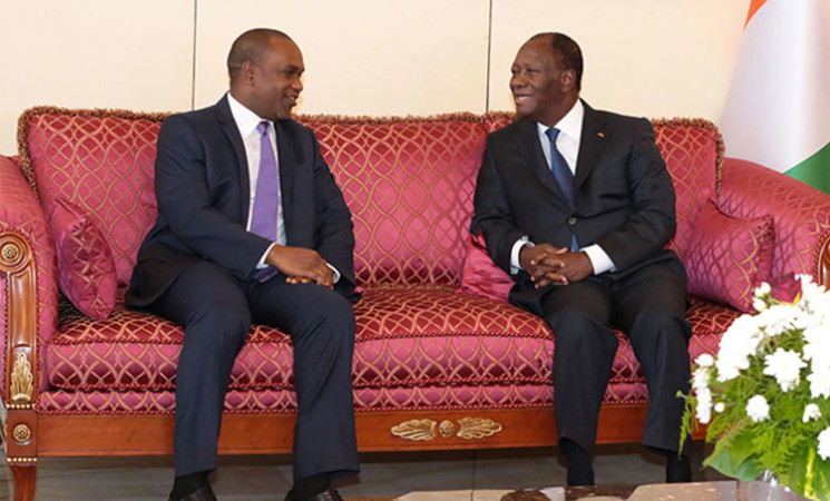 Le Chef de l’Etat a eu un entretien avec le Ministre des Affaires Etrangères du Burkina Faso