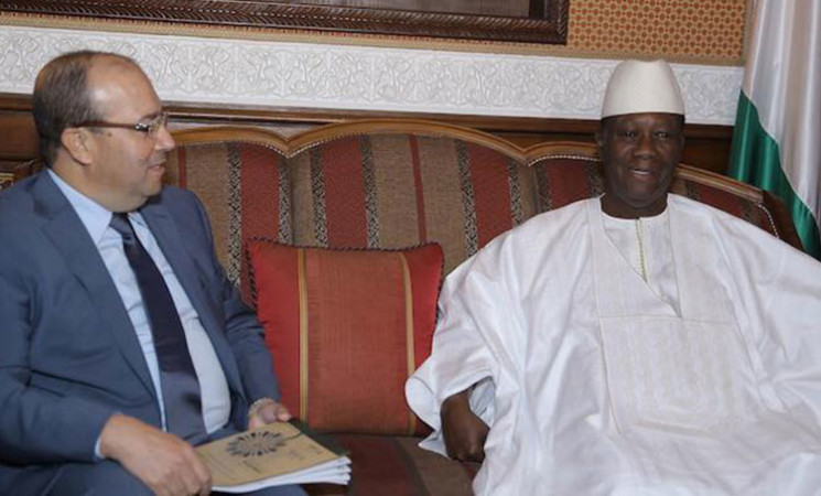 Le Chef de l’Etat a échangé avec le Directeur Général de l’Agence pour l’Aménagement du site de la baie de Cocody.