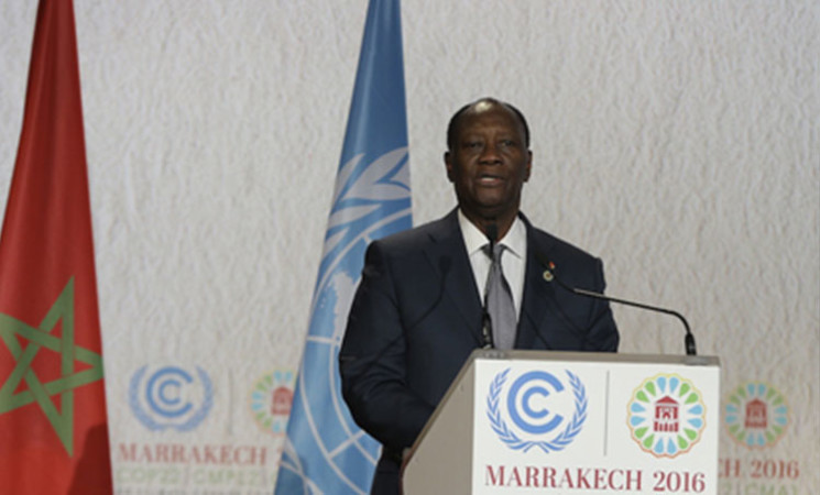 Discours du Président de la République, SEM Alassane OUATTARA, au Segment de Haut niveau des Chefs d'Etat et de Gouvernement, à la COP22, à Marrakech.