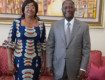 Le Chef de l’Etat a échangé avec la Représentante de la Présidente de la Commission de l’Union Africaine en Côte d’Ivoire.