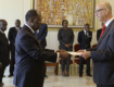 Le Chef de l’Etat a reçu les lettres de créance de cinq nouveaux Ambassadeurs accrédités en Côte d’Ivoire