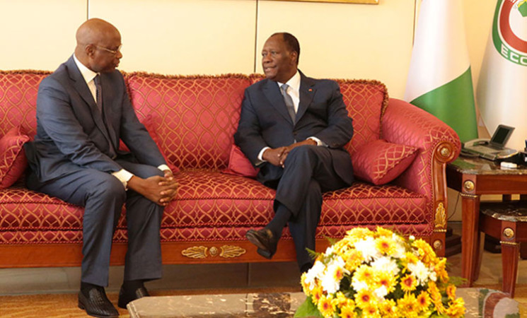Le Chef de l’Etat a échangé avec une délégation du Patronat ivoirien et le Ministre sénégalais en charge du Suivi du Plan Sénégal Emergent