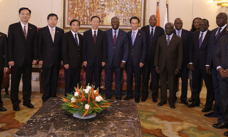 Le Chef de l’Etat a eu un entretien avec le Vice-Président de la Conférence Consultative Politique du Peuple Chinois