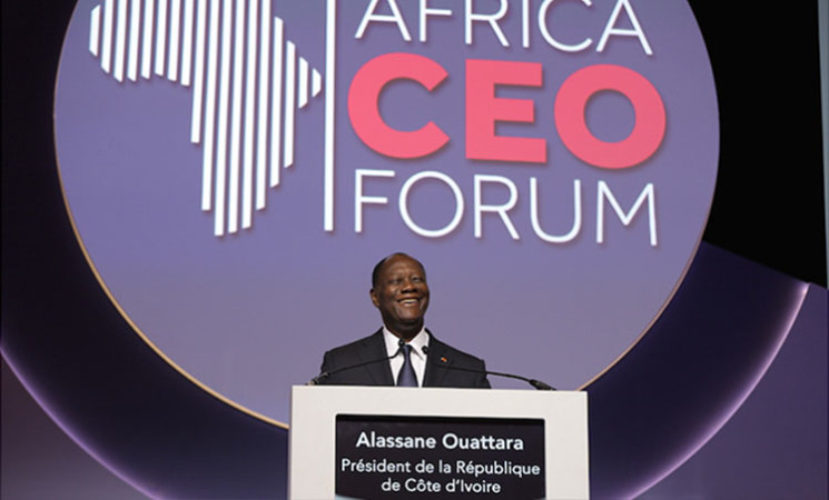 Discours du Président de la République, S.E.M. Alassane OUATTARA, à l'ouverture de" Africa CEO forum"