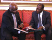 Le Chef de l’Etat a échangé avec le Président de la BAD, Donald KABERUKA