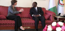 Entretien du Président de la République, SEM. Alassane OUATTARA, avec la Directrice Générale du Groupe ENGie