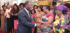 Rencontre du Président Alassane OUATTARA, avec une délégation des femmes de Côte d’Ivoire