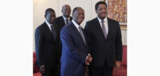 Entretien du Président de la République, S.E.M. Alassane OUATTARA, avec le Président de la Commission de la CEDEAO, M. Marcel DE SOUZA