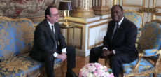 Entretien du Président, SEM Alassane OUATTARA, avec son homologue français, SEM François HOLLANDE, au Palais de l’Elysée à Paris