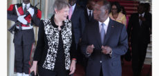 Entretien du Président de la République, S.E.M. Alassane OUATTARA, avec l’Administrateur du PNUD, Mme Hélène CLARK