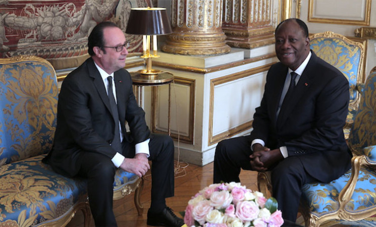 Le Chef de l’Etat a eu un entretien avec le Président François HOLLANDE, à l’Elysée.