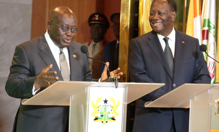 Le Chef de l’Etat a eu un entretien avec le Président du Ghana.