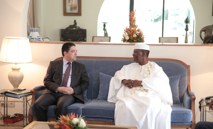 Le Chef de l’Etat a eu un entretien avec le Ministre marocain des Affaires Etrangères et de la Coopération internationale