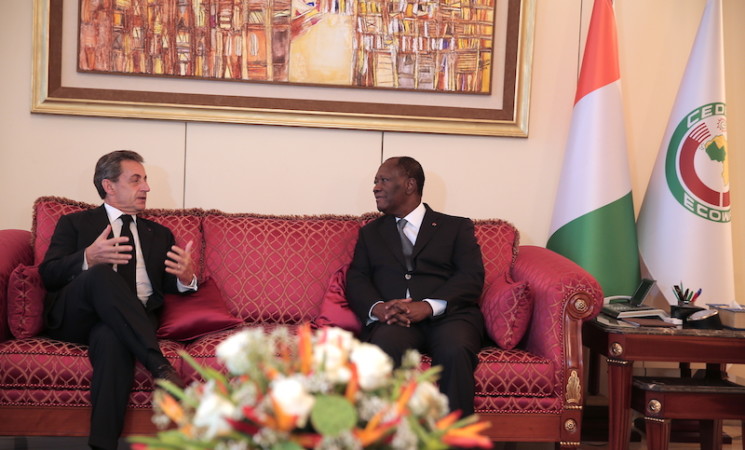 Le Chef de l’Etat a eu un entretien avec le Président Nicolas SARKOZY
