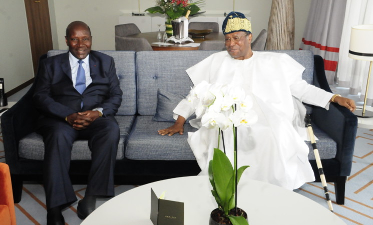 Le vice-Président de la République souhaite la bienvenue au Président Nicéphore SOGLO
