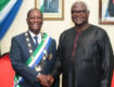 Le Chef de l’Etat a eu un entretien avec son homologue sierra-léonais, à Freetown