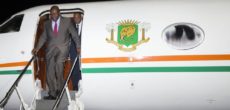 1_Daniel Kablan Duncan, à son arrivée à Kigali