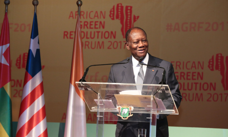 ALLOCUTION DE SEM ALASSANE OUATTARA LORS DE LA CEREMONIE D’OUVERTURE DE LA 7EME EDITION DU FORUM SUR LA REVOLUTION VERTE EN AFRIQUE (AGRF)