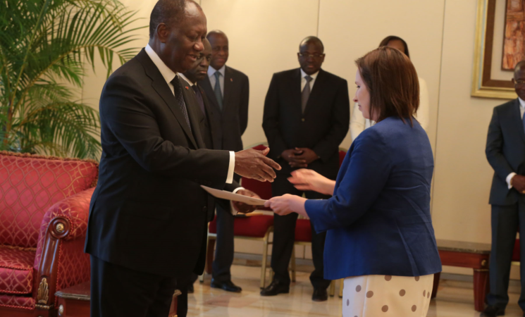 Le Chef de l’Etat a reçu les lettres de créance de trois nouveaux Ambassadeurs accrédités en Côte d’Ivoire