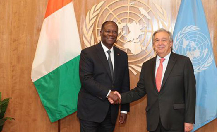 Le Chef de l’Etat a eu un entretien avec le Secrétaire Général des Nations Unies à New York