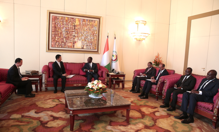 Le Chef de l’Etat a échangé avec le Président de Powerchina pour l’Afrique centrale et de l’ouest