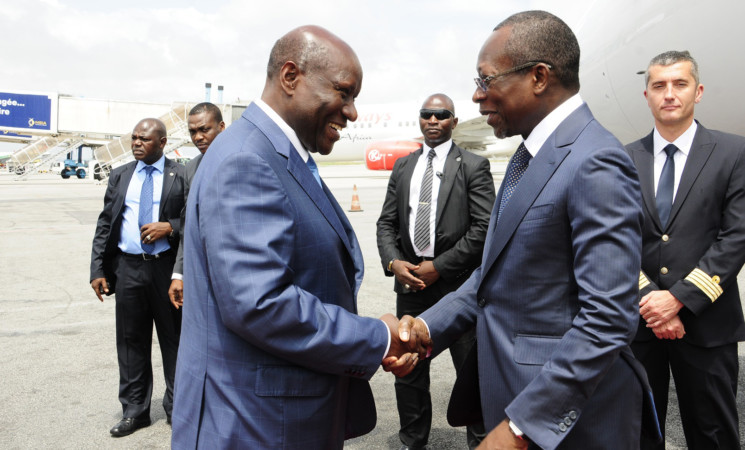 Le Chef de l’Etat béninois accueilli ce jour par le vice-Président de la République à l’aéroport international Félix Houphouët-Boigny d’Abidjan