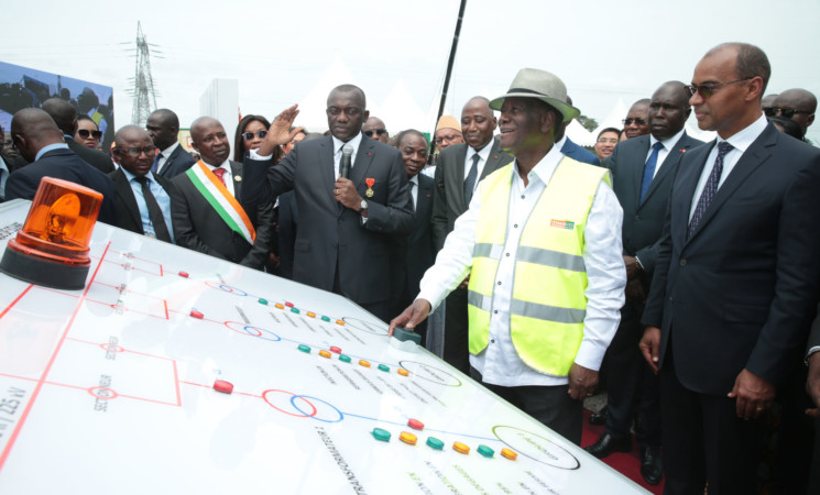 Le Chef de l’Etat  a inauguré le barrage hydroélectrique de Soubré