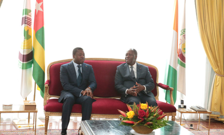 Le Chef de l’Etat a eu un entretien avec le Président Faure GNASSINGBE, à Abidjan
