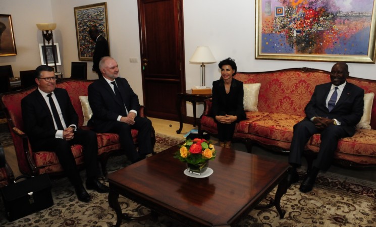 Le vice-Président de la République s’est entretenu avec la députée européenne Rachida DATI et le président de Marchica Med