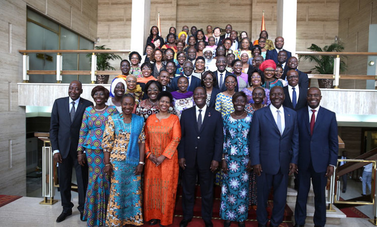 Le Chef de l’Etat a pris part à la cérémonie de lancement en Côte d’Ivoire de la campagne pour l’égalité des sexes ‘’HeForShe’’ d’ONU Femmes