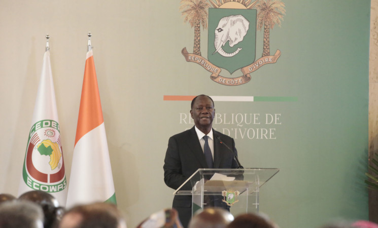 ALLOCUTION DE S.E.M. ALASSANE OUATTARA A LA PRESENTATION DES VŒUX AU CORPS DIPLOMATIQUE