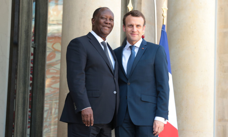 Le Chef de l’Etat a eu un entretien avec son homologue français au Palais de l’Elysée