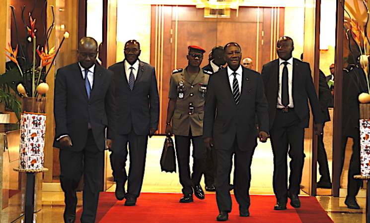 Le Chef de l’Etat est à Yamoussoukro pour un Conseil des Ministres et l’Installation du Sénat.