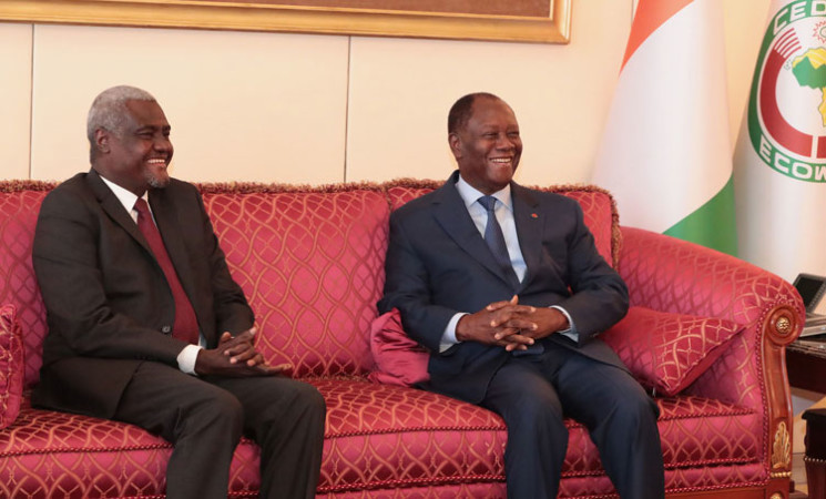Le Chef de l’Etat a eu des entretiens avec le Président de la Commission de l’Union Africaine et le Premier Ministre de la Guinée - Bissau