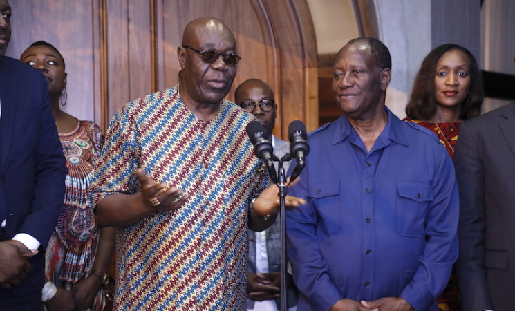 Le Chef de l’Etat a échangé avec le Musicien Manu DIBANGO