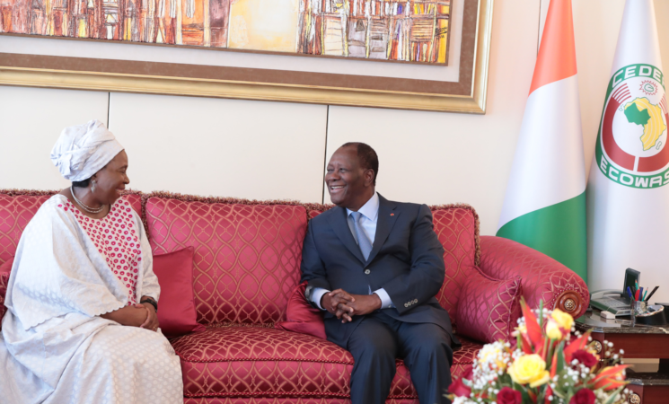 Le Chef de l’Etat a eu un entretien avec la Ministre auprès du Président d’Afrique du Sud chargée de la Planification, du Suivi et de l’Evaluation