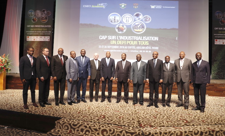Le Chef de l’Etat a présidé l’ouverture de la 7e édition du Forum économique annuel ‘’CGECI Academy’’, à Abidjan