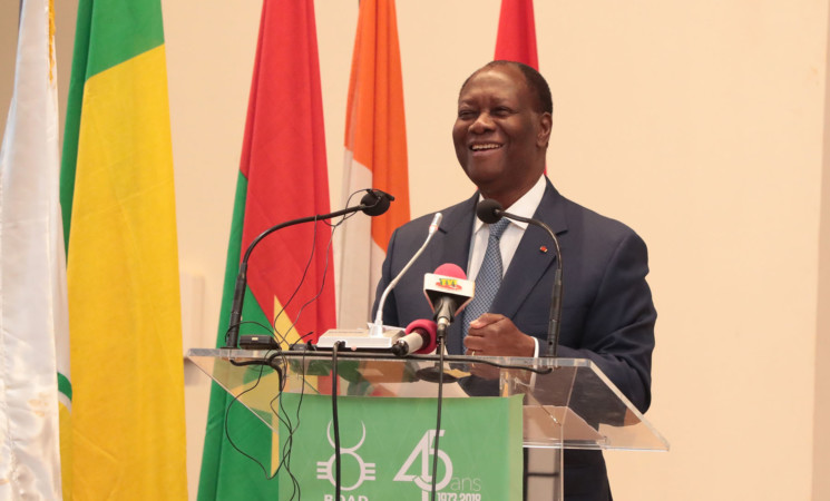 ALLOCUTION DE S.E.M ALASSANE OUATTARA A L'OCCASION DU 45EME ANNIVERSAIRE DE LA BOAD