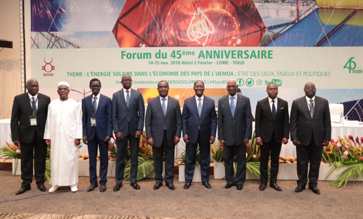 Le Chef de l’Etat a présidé la cérémonie de commémoration du 45e anniversaire de la BOAD.