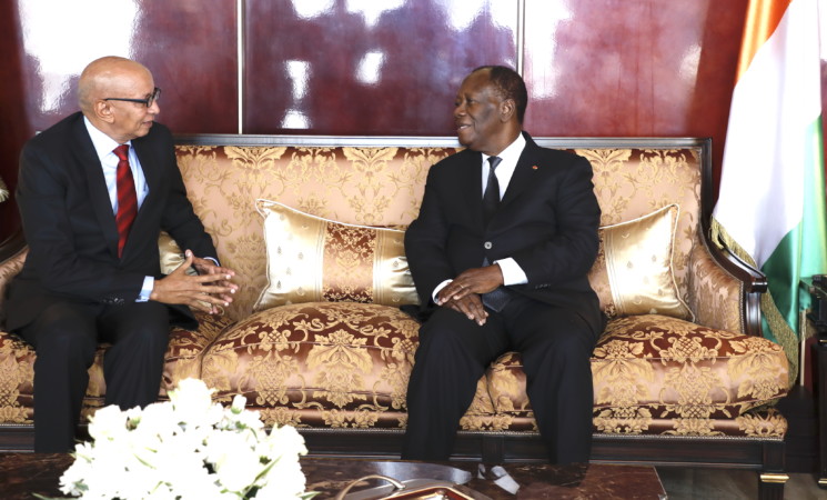 Le Chef de l’Etat a échangé avec les Ambassadeurs du Mali, de la Mauritanie et du Soudan
