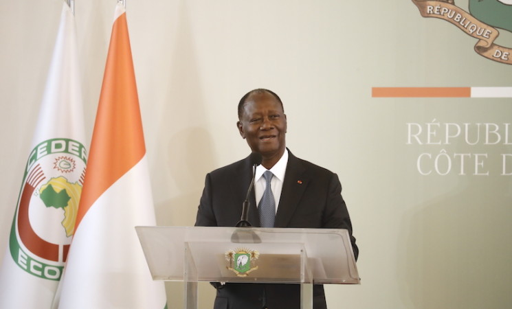 ALLOCUTION DE S.E.M. ALASSANE OUATTARA A L'OCCASION DE LA PRESENTATION DES VŒUX DE NOUVEL AN AU CORPS DIPLOMATIQUE