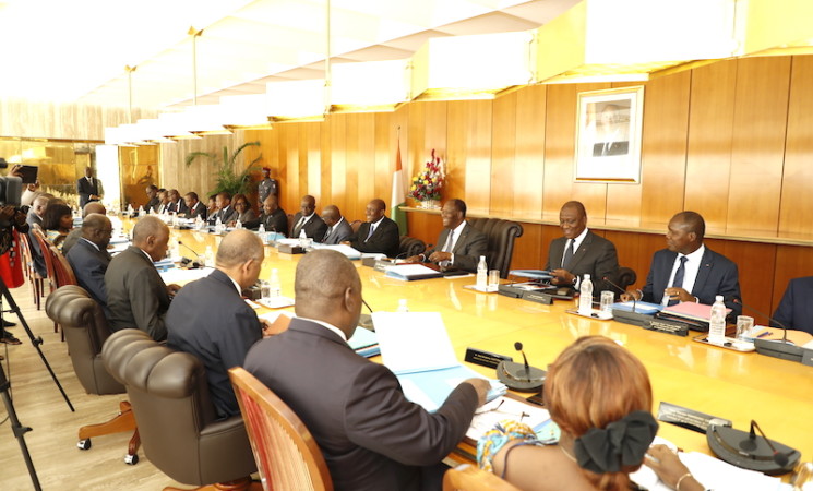 DECLARATION DE S.E.M ALASSANE OUATTARA A L'OCCASION DU PREMIER CONSEIL DES MINISTRES DE L'ANNEE 2019