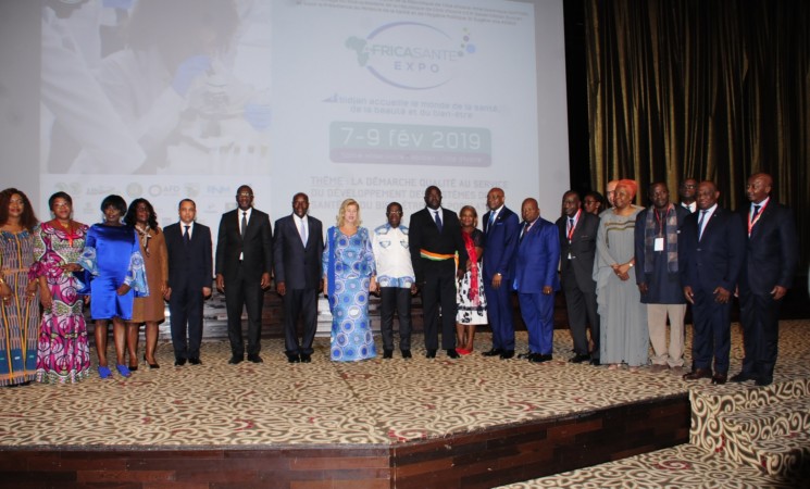 Le vice-Président de la République aux côtés de la Première Dame à l’ouverture officielle de la 2ème édition de Africa Santé Expo