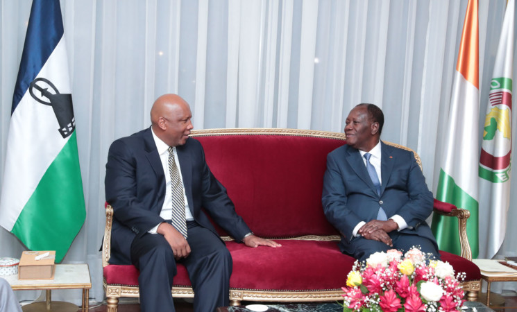 Le Chef de l’Etat a eu des entretiens avec le Directeur Exécutif du PAM et le Roi du Lesotho.